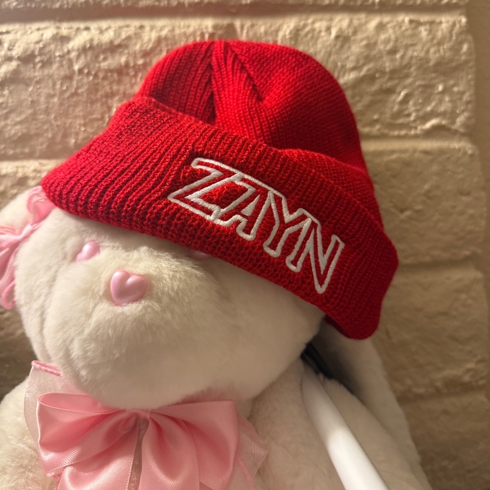 Red Zayn beanie VIP merch